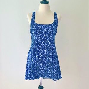 RARE URBN OUTFITTERS! Blue floral dress!